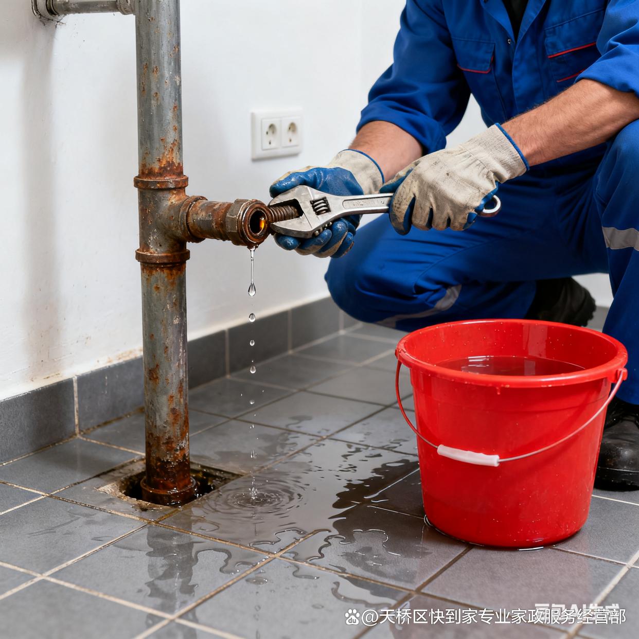 济南水管维修，管道漏水维修改造，暖气管漏水维修，暖气漏水维修(图2)